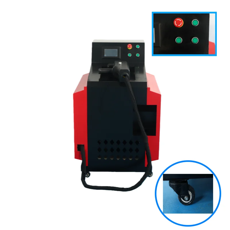 

Лазерная импульсная установка 500 Вт для очистки оборудования пищевой промышленности, удаления ржавчины и краски, а также для обслуживания нержавеющей стали