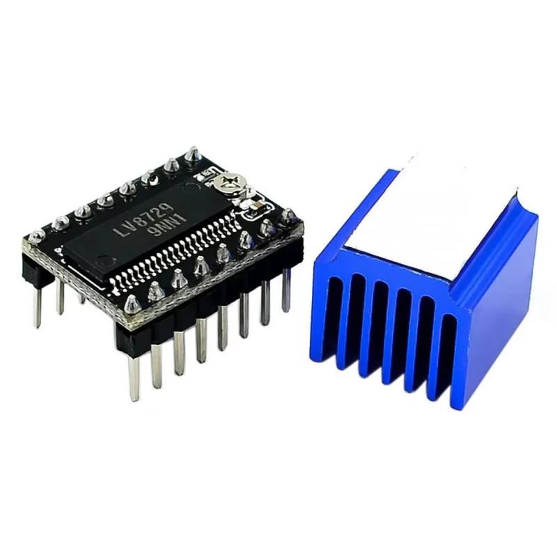 Accessori per scheda madre stampante 3DP LV8729Driver motore passo-passo 128 Modulo ad alta suddivisione Ottieni pinna di raffreddamento