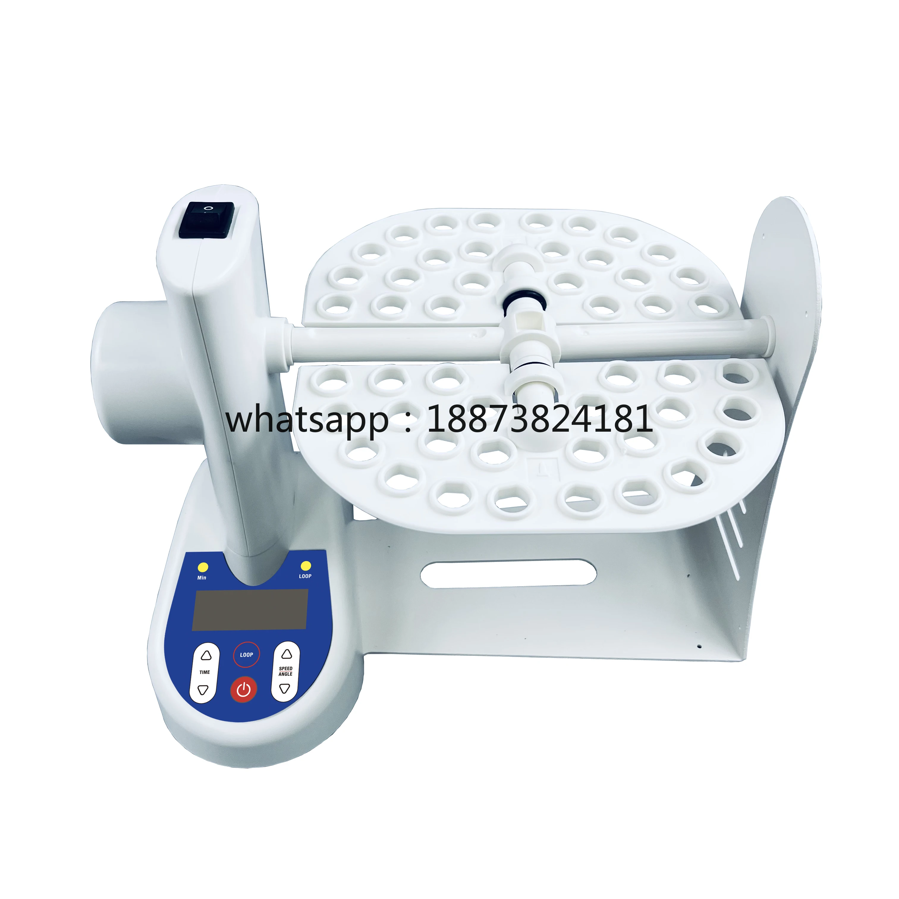 Laboratory  Continuous/Timed Operation 10-40rpm Lab Multitube Roller Shaker 3D Rotating Mixer for Tube fast