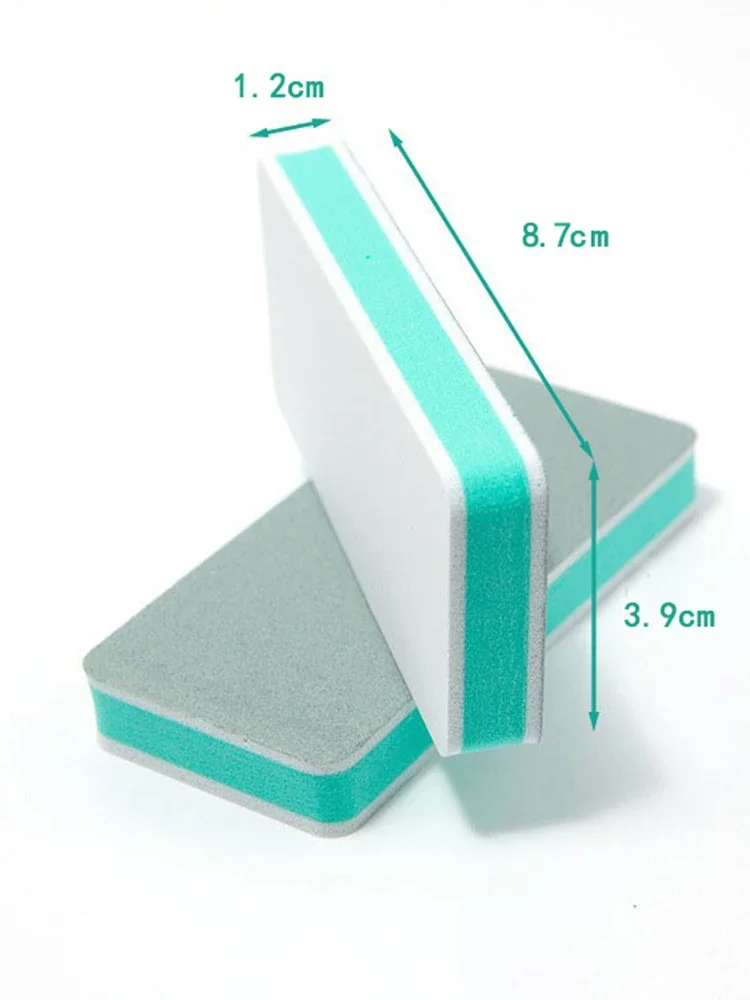 Bloc de polissage de vernis à ongles Double face, bijoux en argent, lime à ongles spéciale