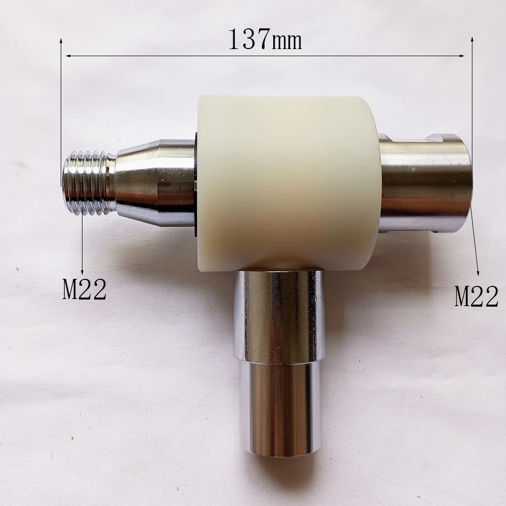 1 Pcs Thread Adapter for Diamond Drill Core Bits Male M22 to Female M22 Thread with Dust Collection Joint Connector