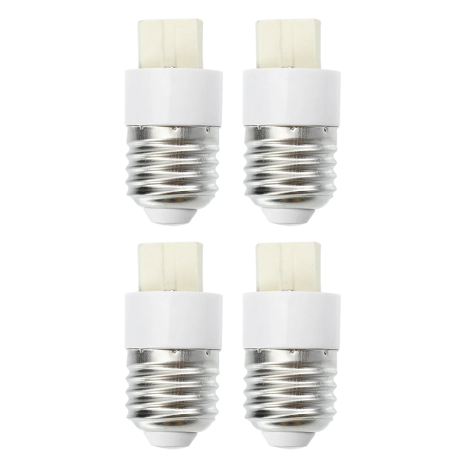 

4Pcs Screw Lamp Base Converter E27 to G9 Socket Adapter Easy Installation Utility Light Adapter for Home Office Bulb Base