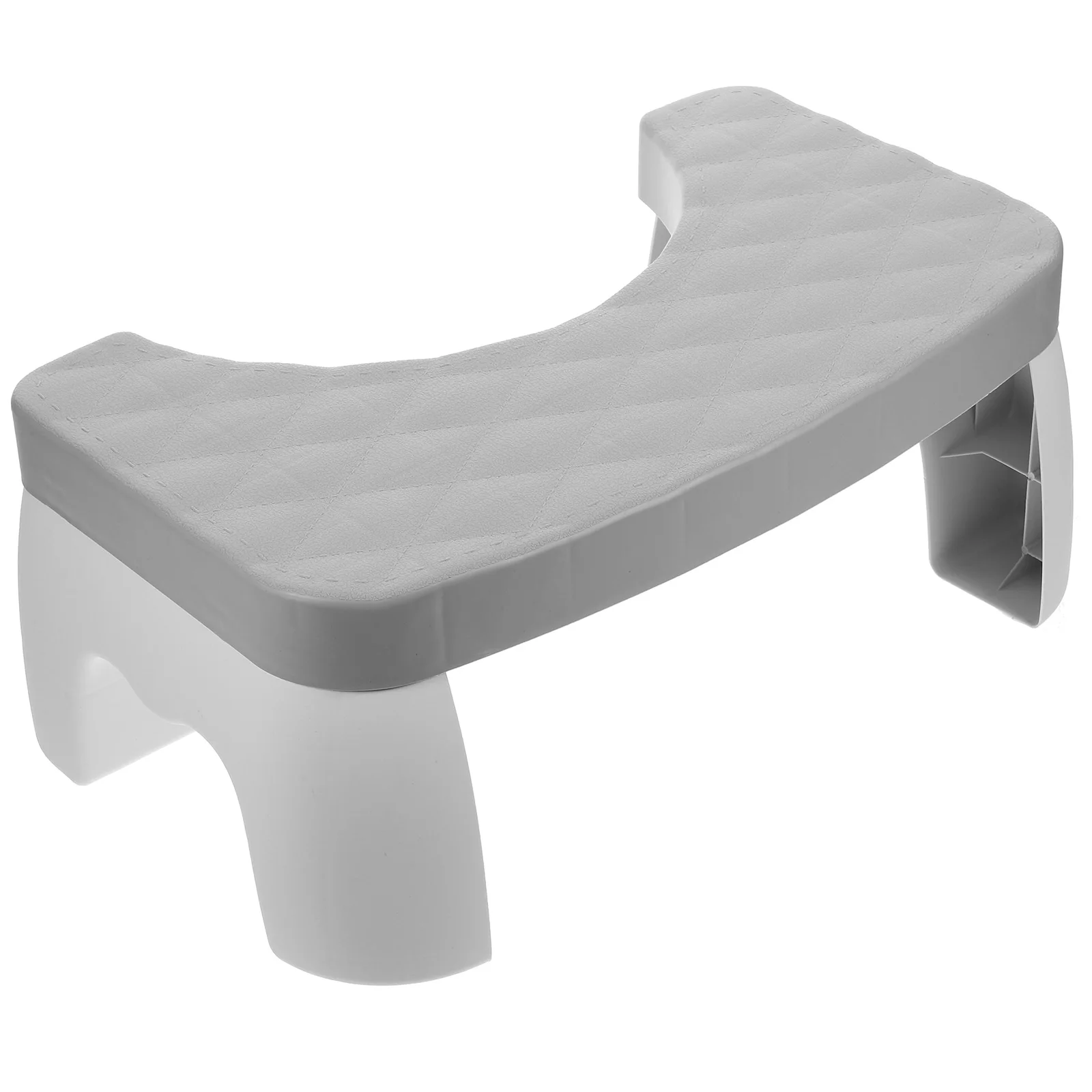 

Anti-slip Footstool Toilet Squatting Stool Light Grey Foldable Bathroom Stool Stable Reinforcement No Deformation