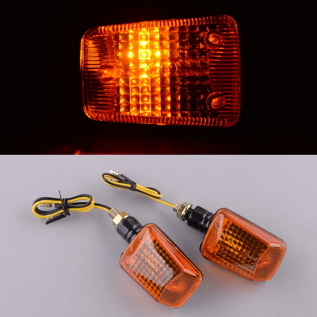 2Pcs Motorcycle Turn Signal Light Lamp Fit For Honda Shadow VT1100 VT500 VT750 VT600 VT700 Rebel 250 Nighthawk 250 650 750 12V