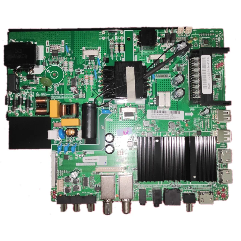 The original three-in-one motherboard 55ULEK81T2SM HK.T.RT2851P839/HK.T.RT2853P839 DVB-T2 4K network TV plywood supports DLED