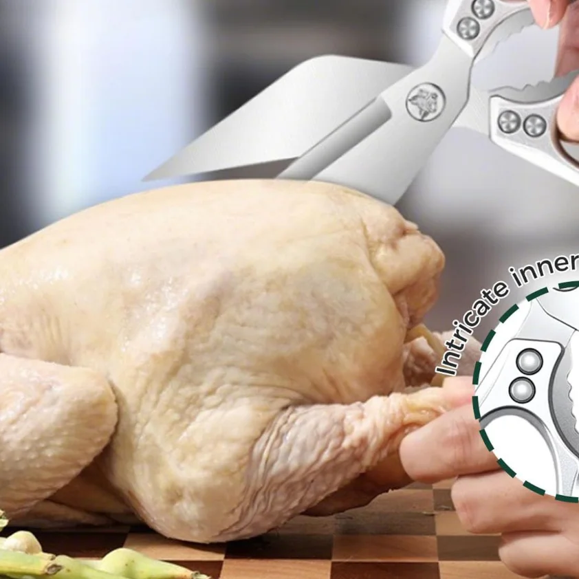 Heavy-Duty Kitchen Shears Stainless Steel Poultry Scissors Professional Cutter Kitchen Tools For Cutting Meat Chicken Bone Fish