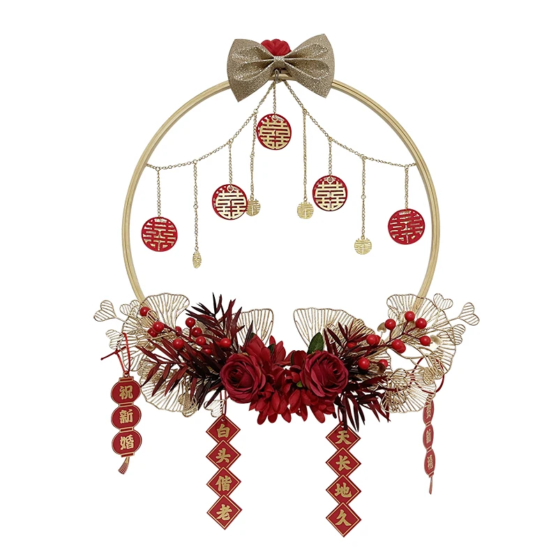 wedding-room-arrangement-happy-word-wreath-decoration-simulation-silk-flower-couplet-pendant-living-room-bedroom-wedding-pendant