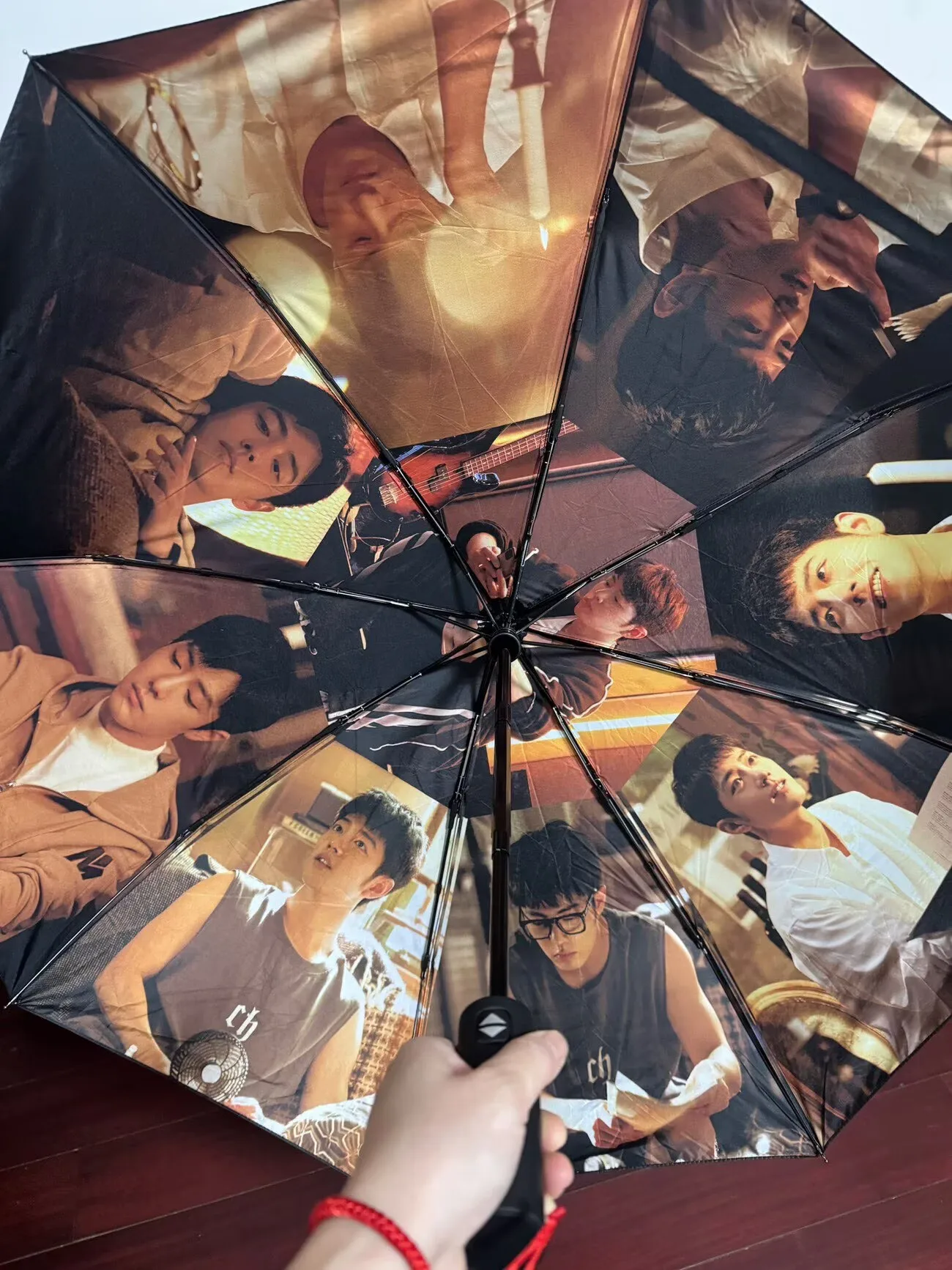 Parapluie Xiao Zhan, parapluie de soutien pour les fans d'idoles, photos de célébrités, parasol et protection solaire, cadeaux pliants pour offrir