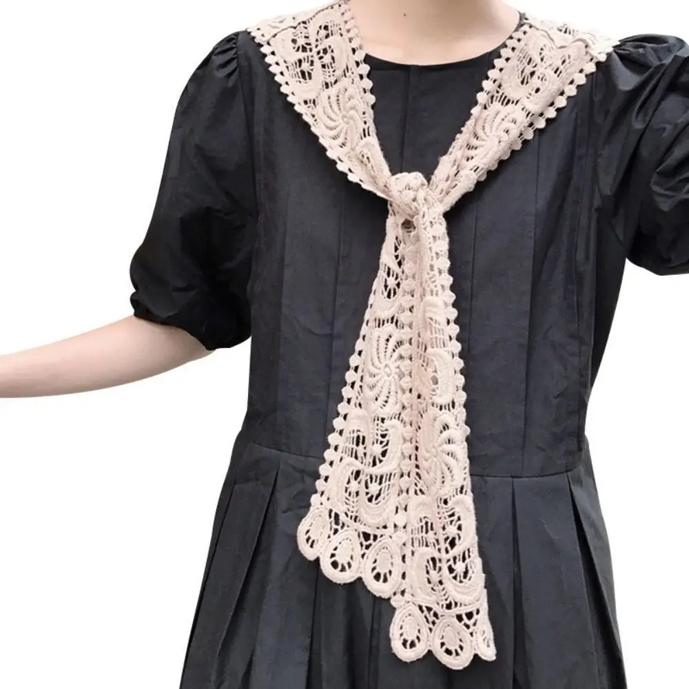 Korean Style Scarf Knitted Shawl Blouse Shoulders Fake Collar Female Scarf