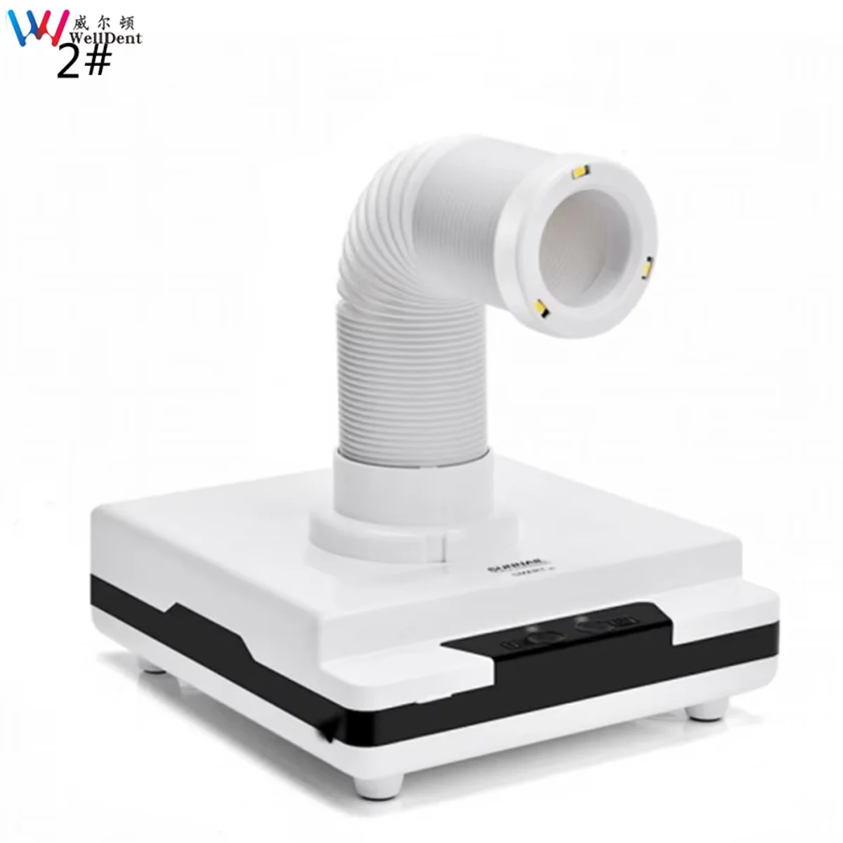 3 LED 60W Dust Collector Extractor Dental Vacuum Cleaner Lab Dust Suction for Polishing