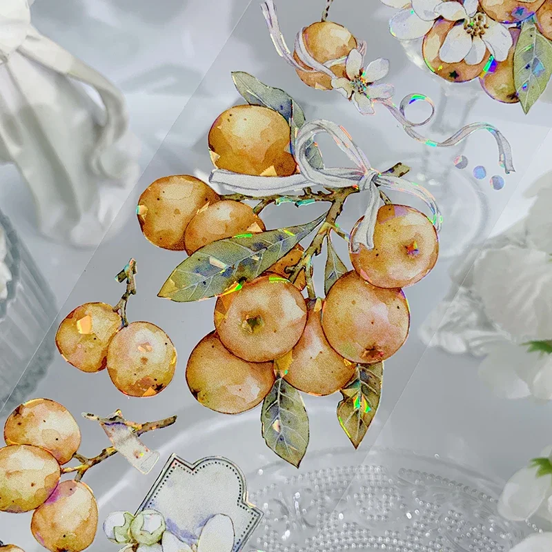 New shell light shiny PET tape diy Sticker Card Making Collage Decoration