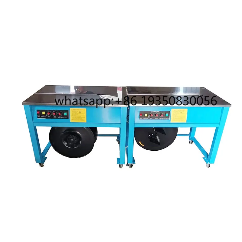 Semi Automatic Strapping Machine Heat Cut for Textile Goods