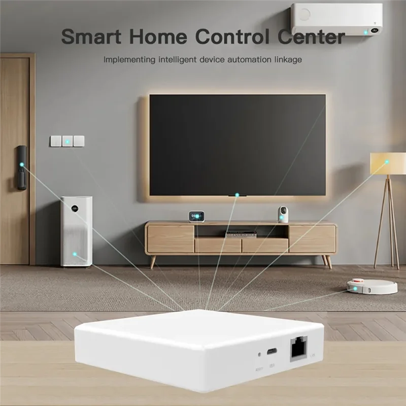 HFES Matter Thread Hub Zigbee Smart Home Bridge Matter Gateway Поддержка голосового управления через Siri Tuya для Homekit Smartthings Durab