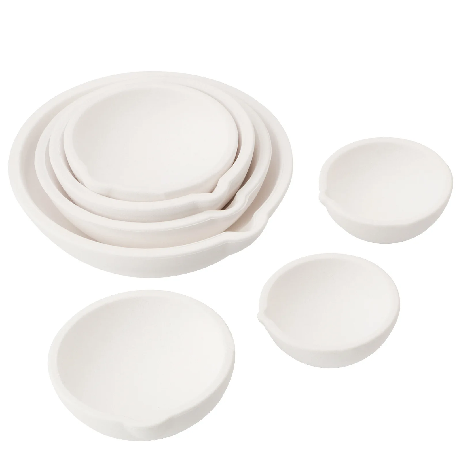 

100g-5000g Quartz Crucible for Melting Gold Silver Platinum, High Temp Silica Bowl Jewelry Casting Refining Tool