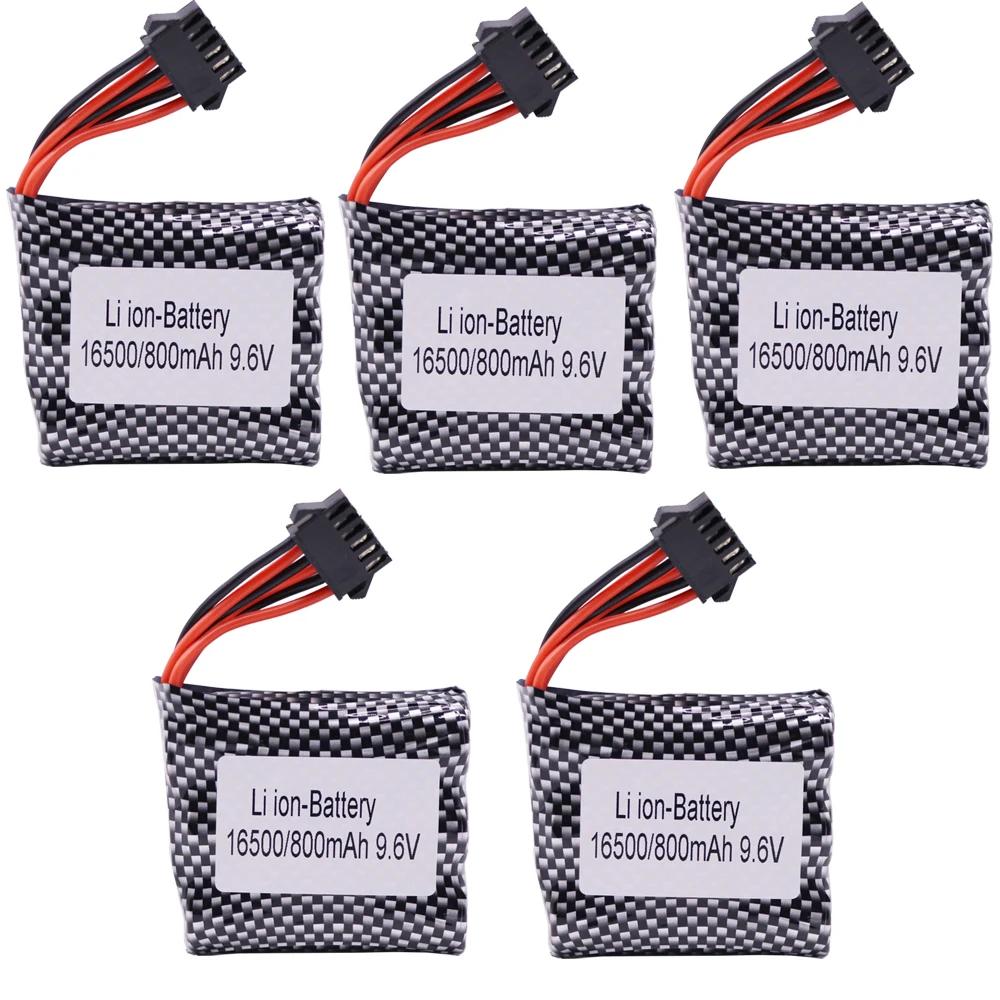 

9.6V 800mah Li-ion Battery for 9115 9116 S911 S912 RC Car Truck Spare Upgrade 9.6V Rechargeable battery for toy Car 1pcs - 10pcs