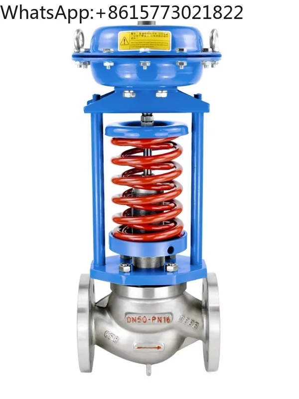 ZZYP Self operated Control Valve Te-mperature Re-lief St-ainless Steel Pressure Regulating Valve