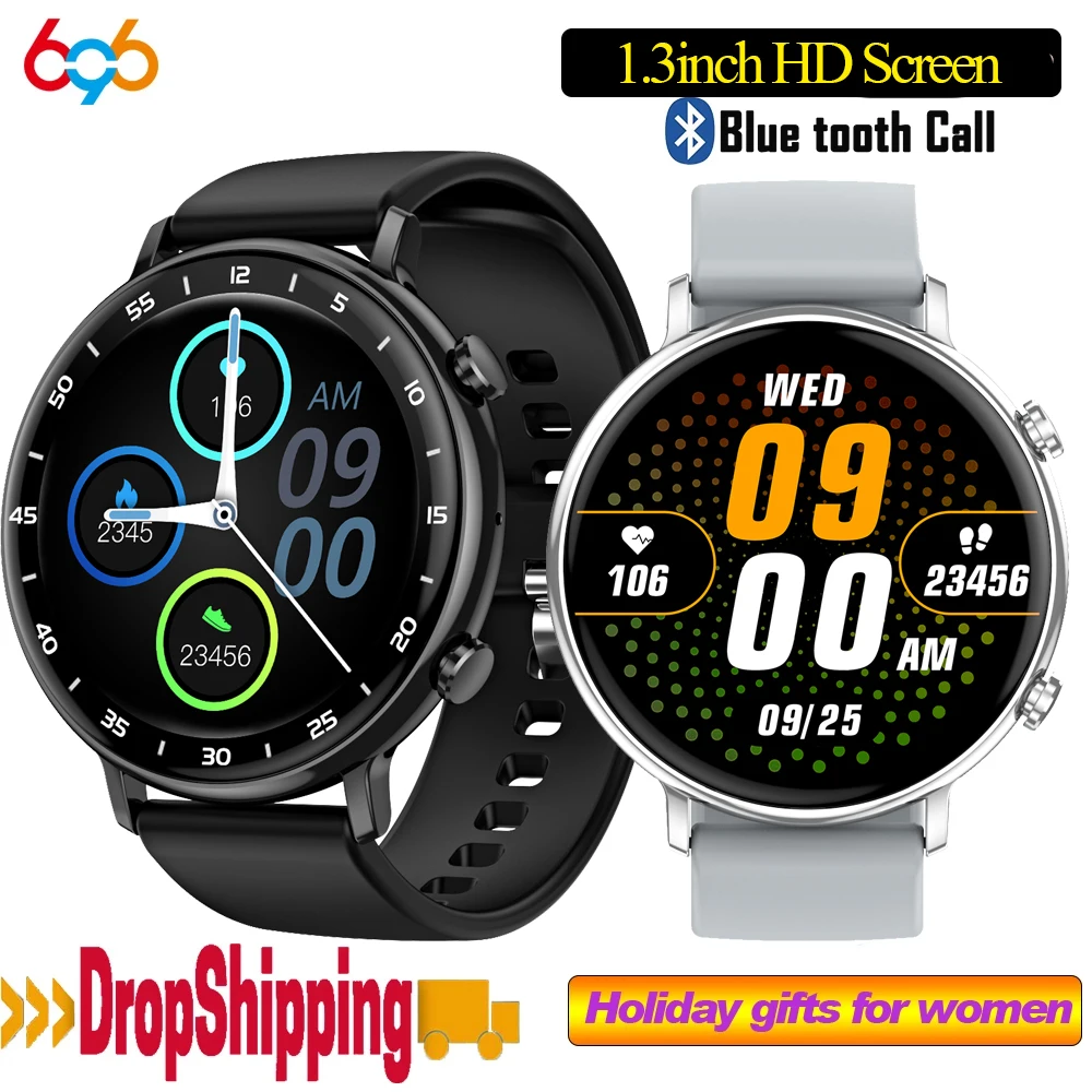 

2024 New Smartwatch Blue Tooth Call Women Sport Ultra Thin Body Health Smart Watch Voice Assistant Waterproof Bracelet Heartrate