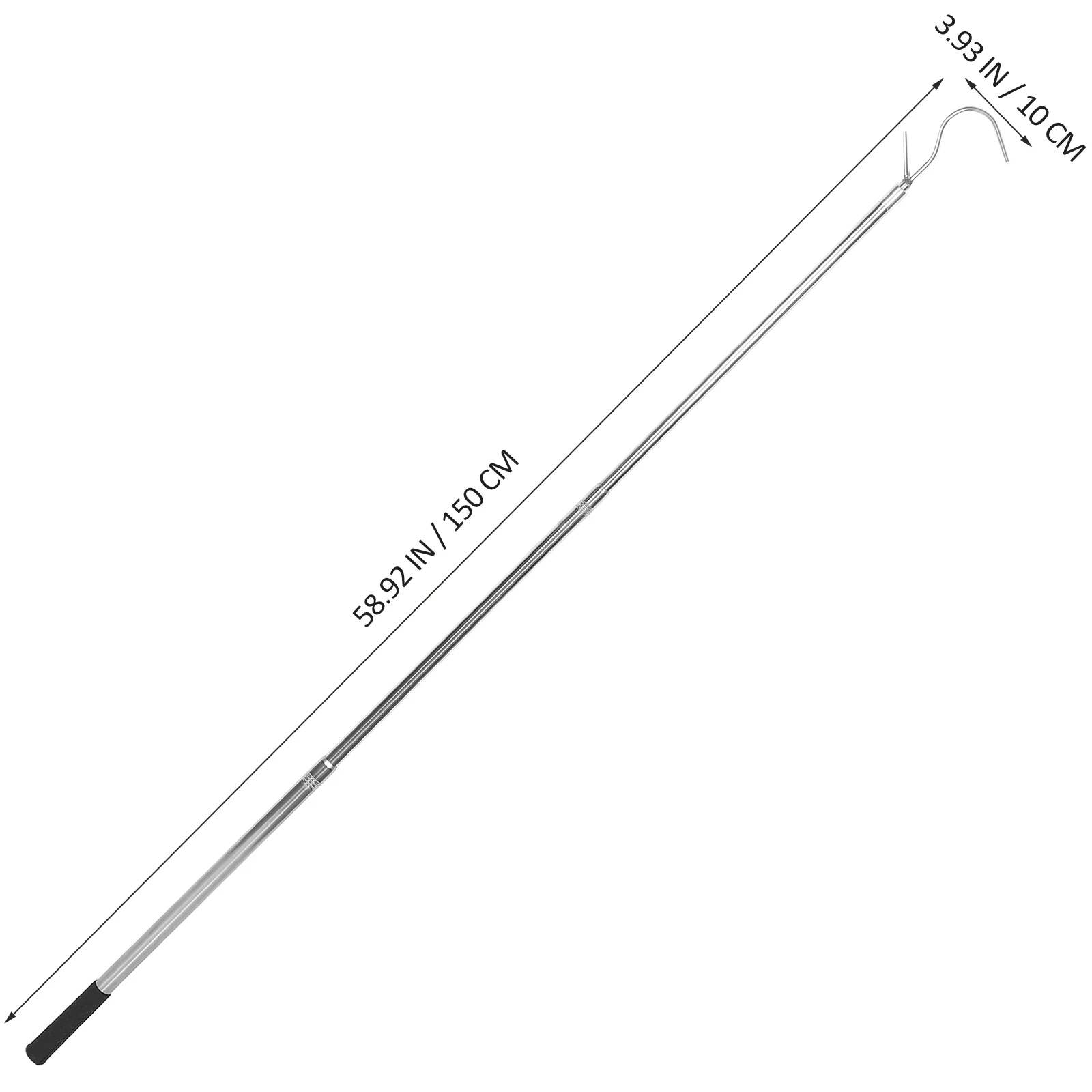 

Portable Rv Awning Opener Puller Adjustable Retractable Rod Pole for Tent Camper Canopy Camping Accessory Sunshade Tool