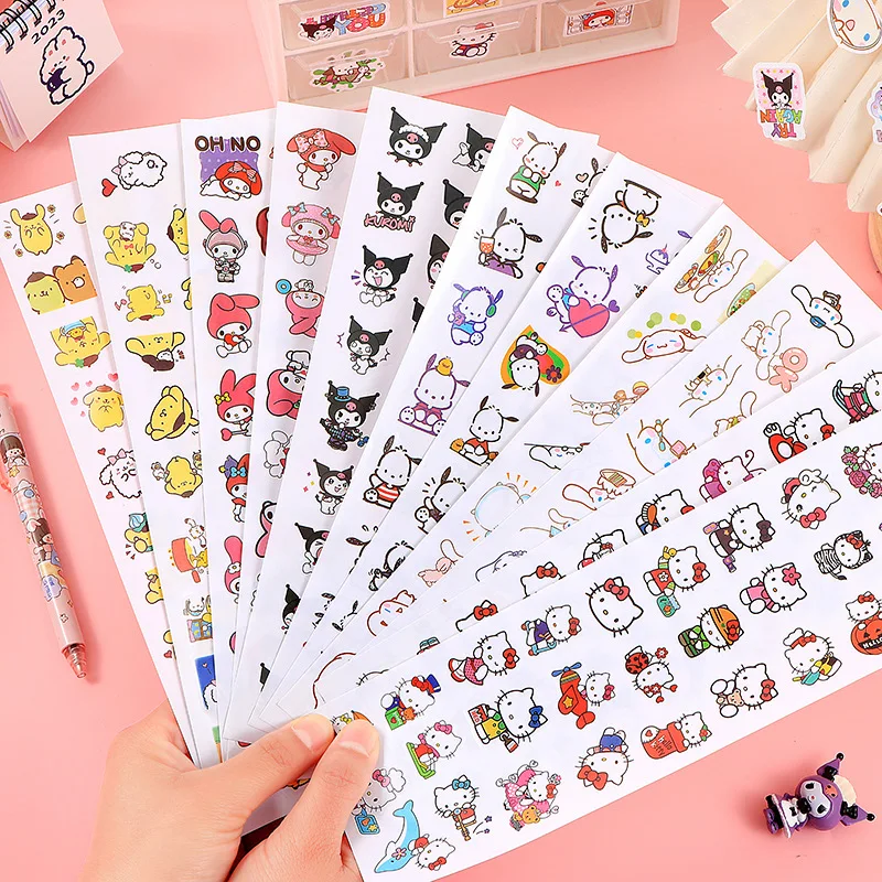 

72pcs/ лот Kawaii Sanrio мелодия корицы Pochacco стикеры милые скрапбук DIY дневника декоративные стикеры альбом Stick Label