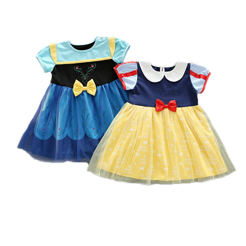 

Carnival Halloween Princess Ice Cosplay Bubble Dress Costume Kindergarten Stage Snow