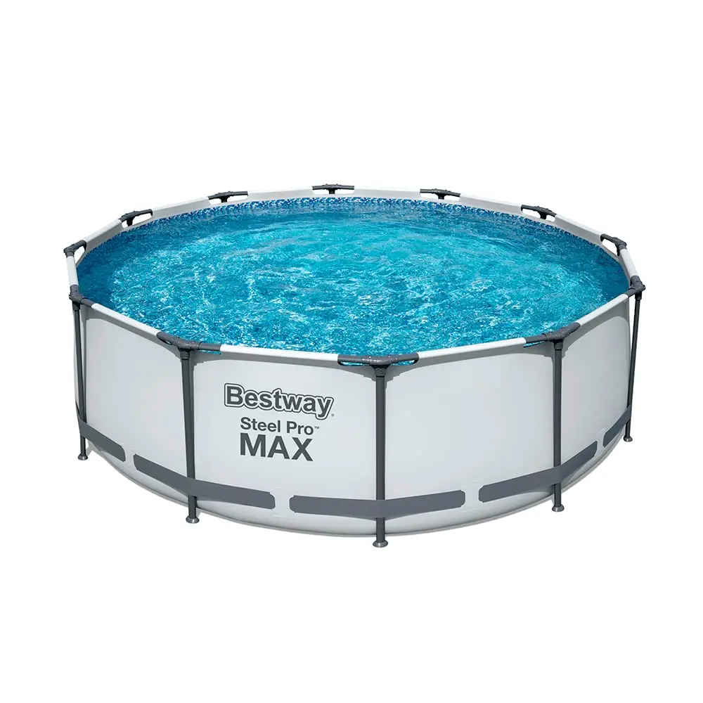 

Steel Frame Above Ground Swimming Pool with Filter Pump 12ft x 39.5in Outdoor Backyard Summer Fun, Custom