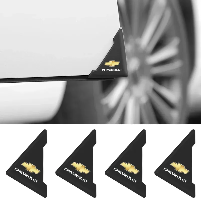 

2PCS Car Door Corner Protection Sticker For Chevrolet Equinox Silverado Trailblazer Bolt Cruze Captiva Spark Tahoe Z71 Aveo SS
