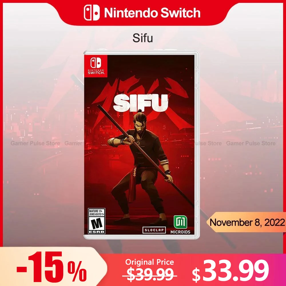 Sifu Nintendo Switch Game Deals 100% Official Original Physical Game Card Action and Fighting Genre for Switch OLED Lite