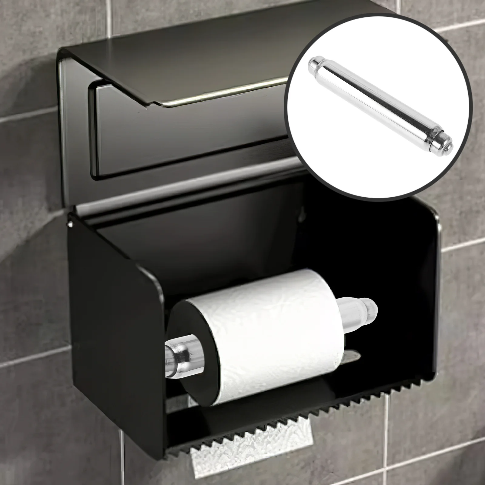 

Retractable Toilet Paper Holder Roller For Bathroom Hotel Home Replacement Tissue Box Shaft Insert Style Paper Spindle