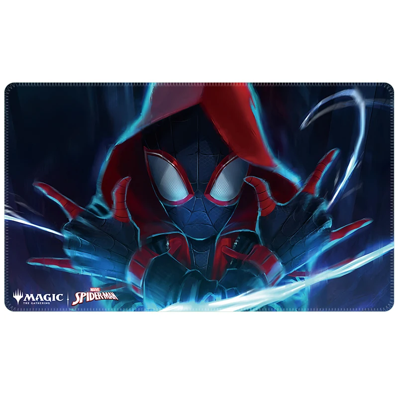 60*35*0.2 سنتيمتر ماجيك بطاقة التداول لعبة ملحق MTG بطاقة لعبة لتقوم بها بنفسك PlayMat فيلم أنيمي سبايدرمان سلسلة جمع دمى هدايا
