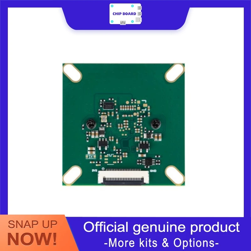 Waveshare ISX031 Three Megapixel MIPI Imager, 123 Degree Fixed Focus Optic with ISP for Raspberry Pi and Jetson