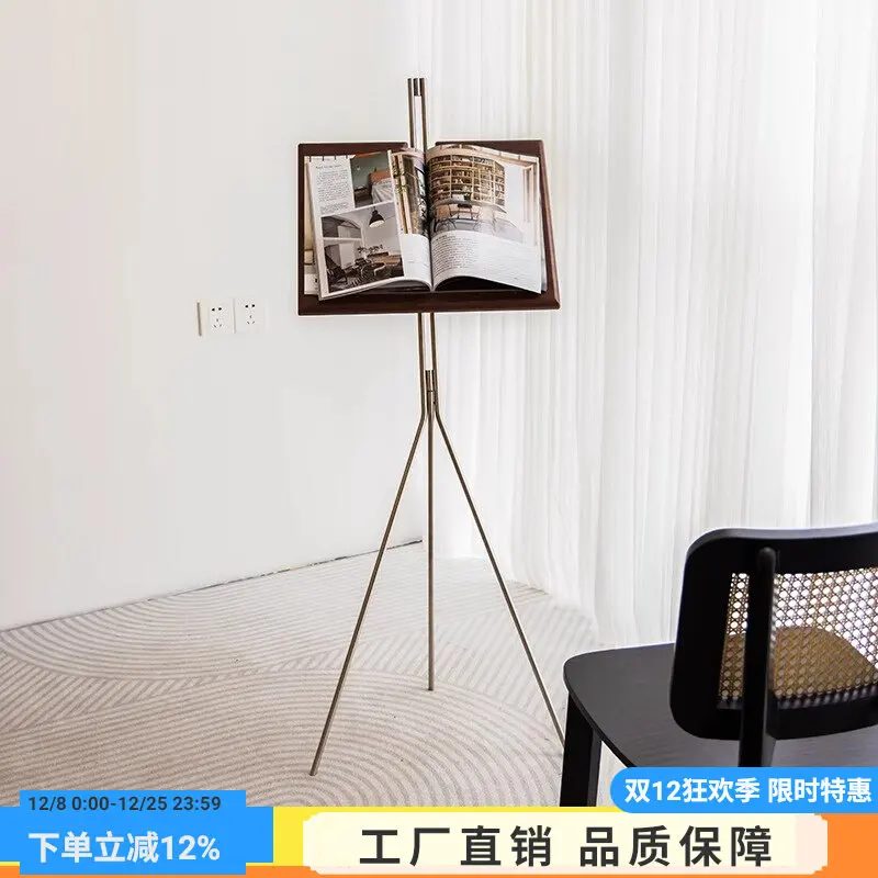 Italian Minimalist Magazine Living Room Balcony Sheet Music Magazine Stainless Steel Racks Office Furniture Das Magazin ZY40ZZJ