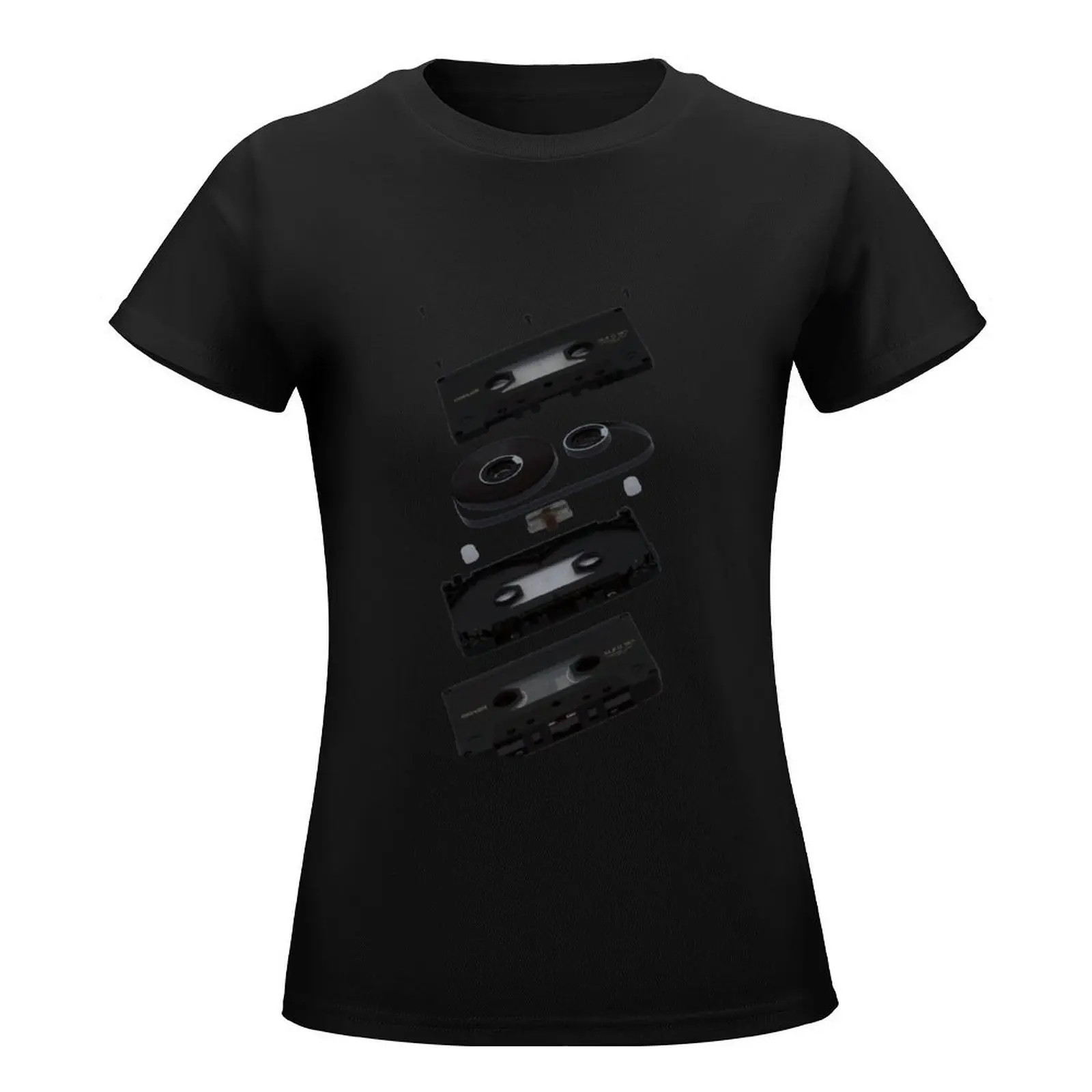 Cassette Tape Exploded - XL-IIs T-Shirt korean fashion anime t shirts for Women