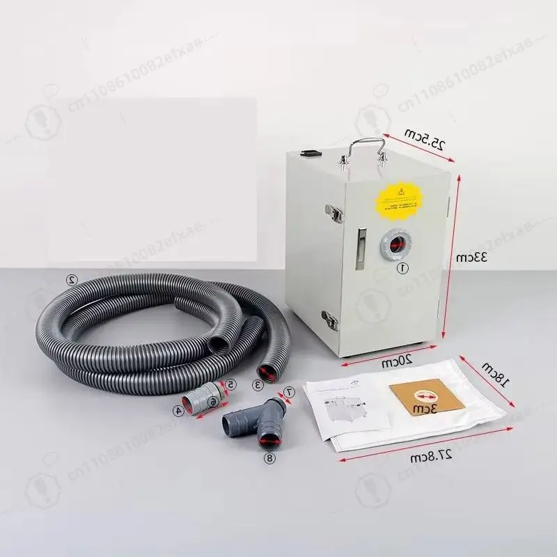 Dental Lab Dust Collector High Power Suction System Laboratory Exhaust Vacuum Cleaner for Dental Technician Processing Factory