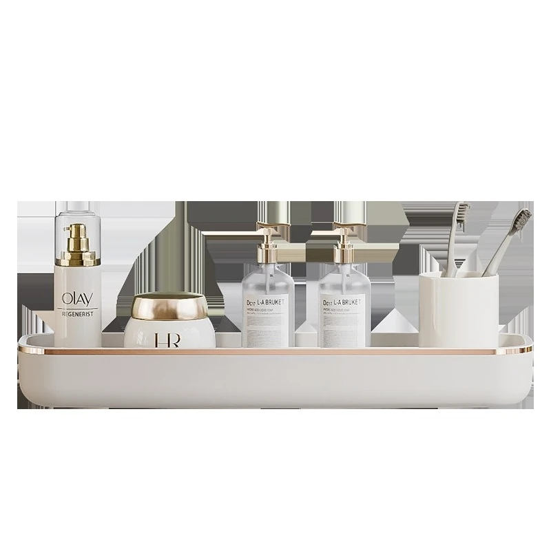 

Bathroom Wall-mounted washstand Toilet No punching Towel Kitchen storage