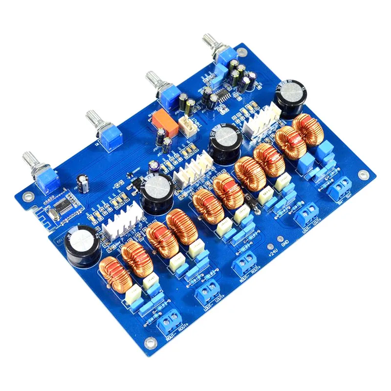 Tpa3116 บลูทูธ 4.2 บอร์ดเสียง 4.1 ช่องดิจิตอล Class D เครื่องขยายเสียง 4X50w + 100W 24V ซับวูฟเฟอร์รถยนต์