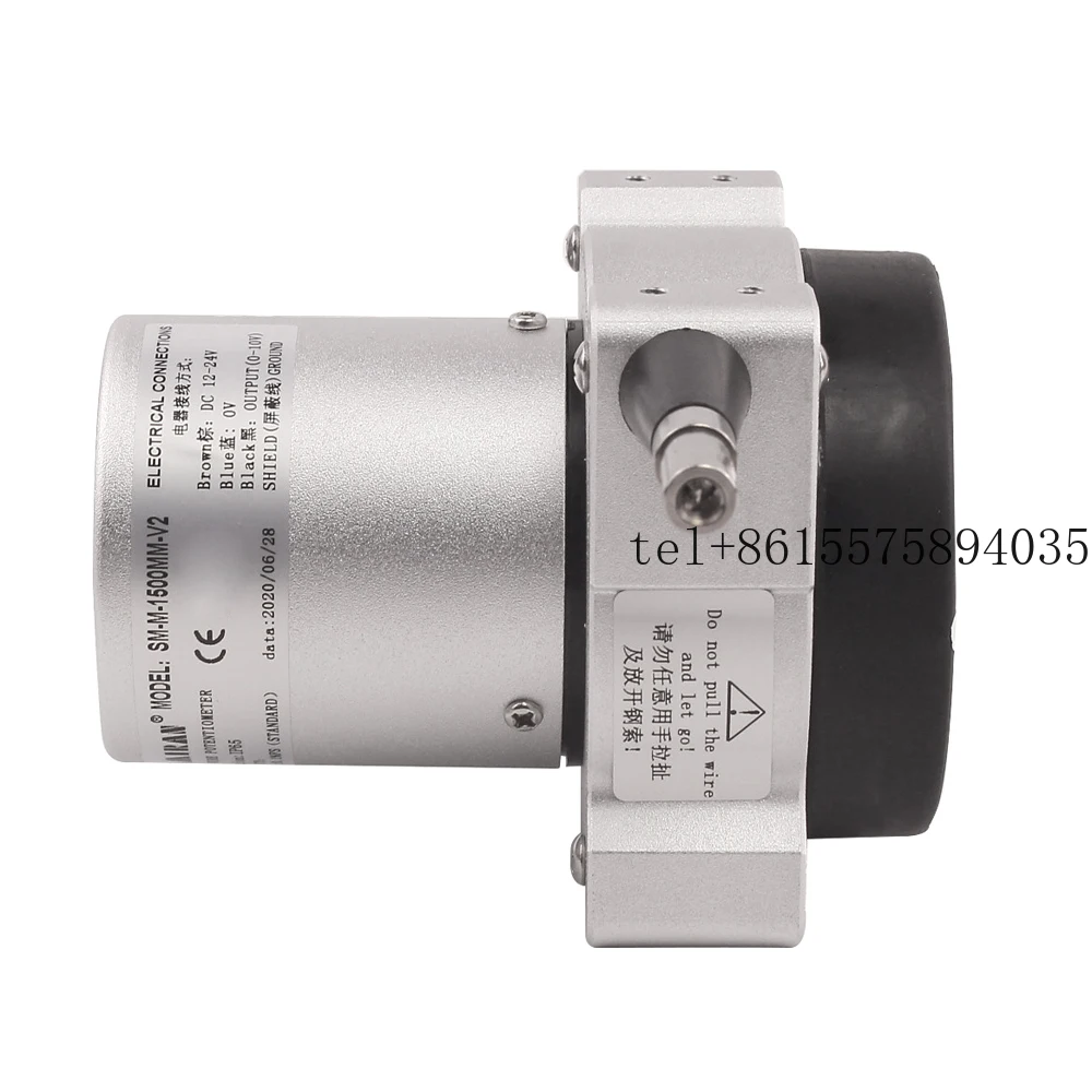 2026 MIRAN SM-M-1500MM-V2 Draw Wire Displacement Sensor Stainless Steel Wire Rope Sensor Pull Rode Potentiometer