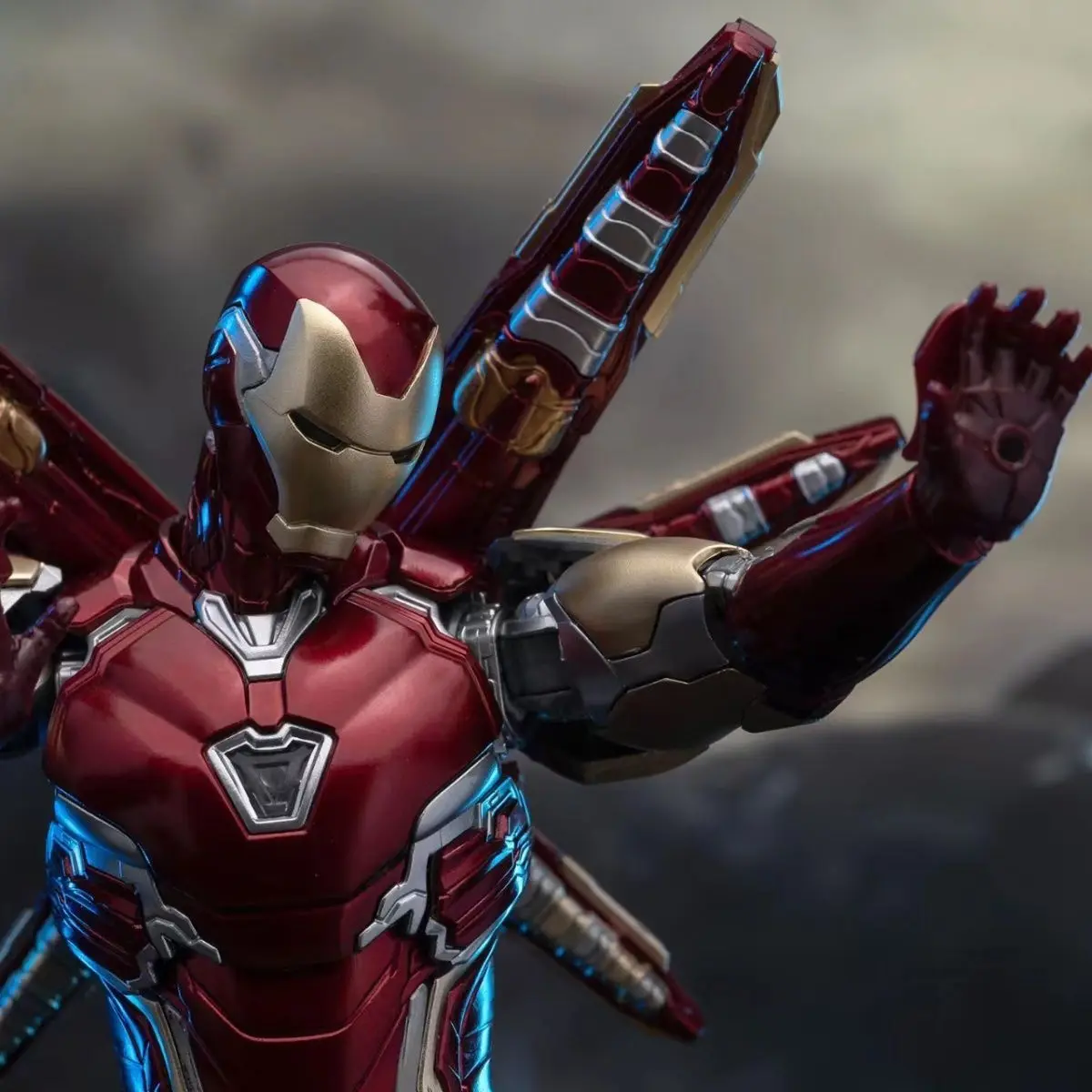 Figurine Iron Man Mk85 Mk50, Kit de modèles d'assemblage, figurines d'action mobiles Iron Man, Statue Gk, poupée, collection de jouets de bureau, cadeau, en Stock