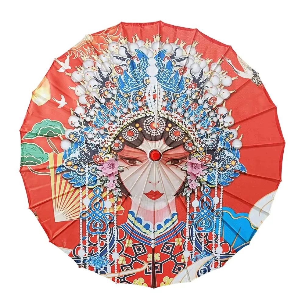 الصينية العتيقة نمط مزيتة ورقة مظلة 82 سنتيمتر 10 ألوان النساء مظلة الزخرفية ازياء مظلة التصوير #1