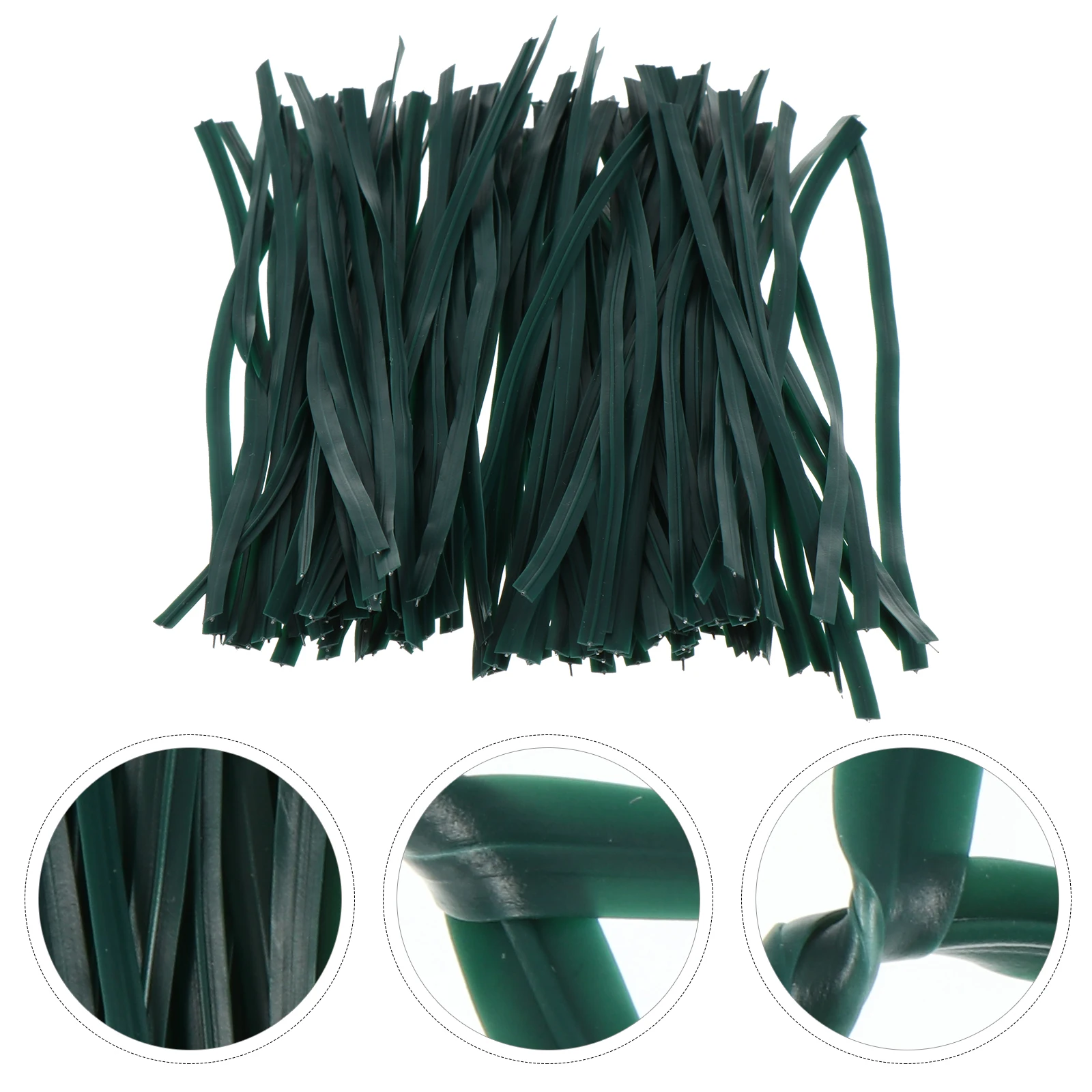 

500 Pcs Plant Ties Cable Strap Vine Fixing Plastic Gardening Tree Belts Wire Stems Support Garden Greenhouse Portable Flexible