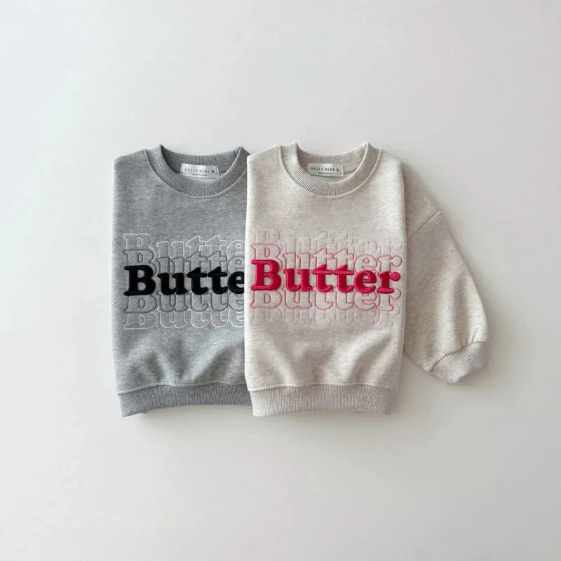 2025 Autumn New Children Sweatshirt Girls Letter Embroidery Pullover Tops Cotton Kids Boys Long Sleeve Casual Sweatshirt
