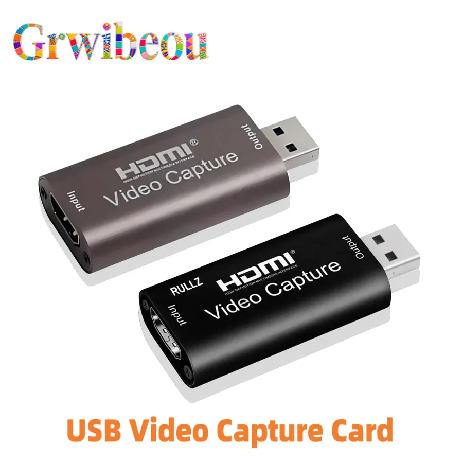 USB 2.0 Video Capture Card 1080P USB 2.0 HDMI Game Grabber Box For DVD Camera PC Recording Placa De Video Live Streaming PS4