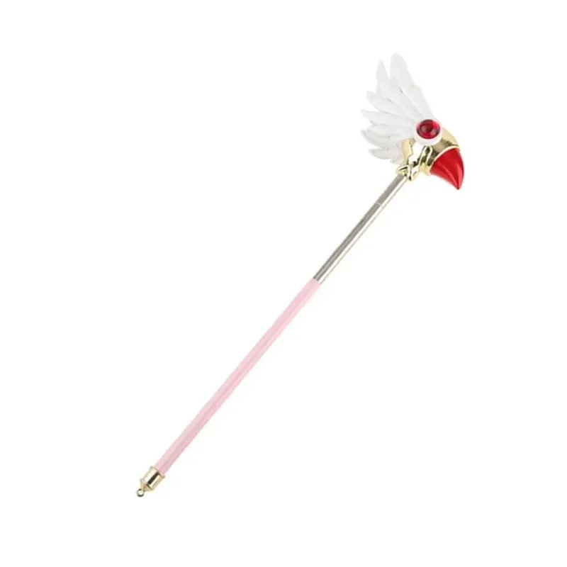 Cardcaptor Sakura Action Figure Bird Head Star Angel Staff Magic Wand Model Retractable Customized Toys Gift eo]5