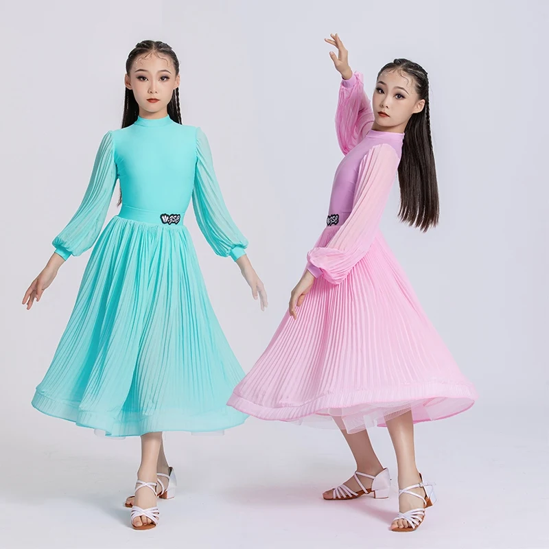 

2024 Waltz Modern Dancing Clothes National Standard Ballroom Dance Professional Dresses Girls Samba Rumba Dancing Wear XS8641