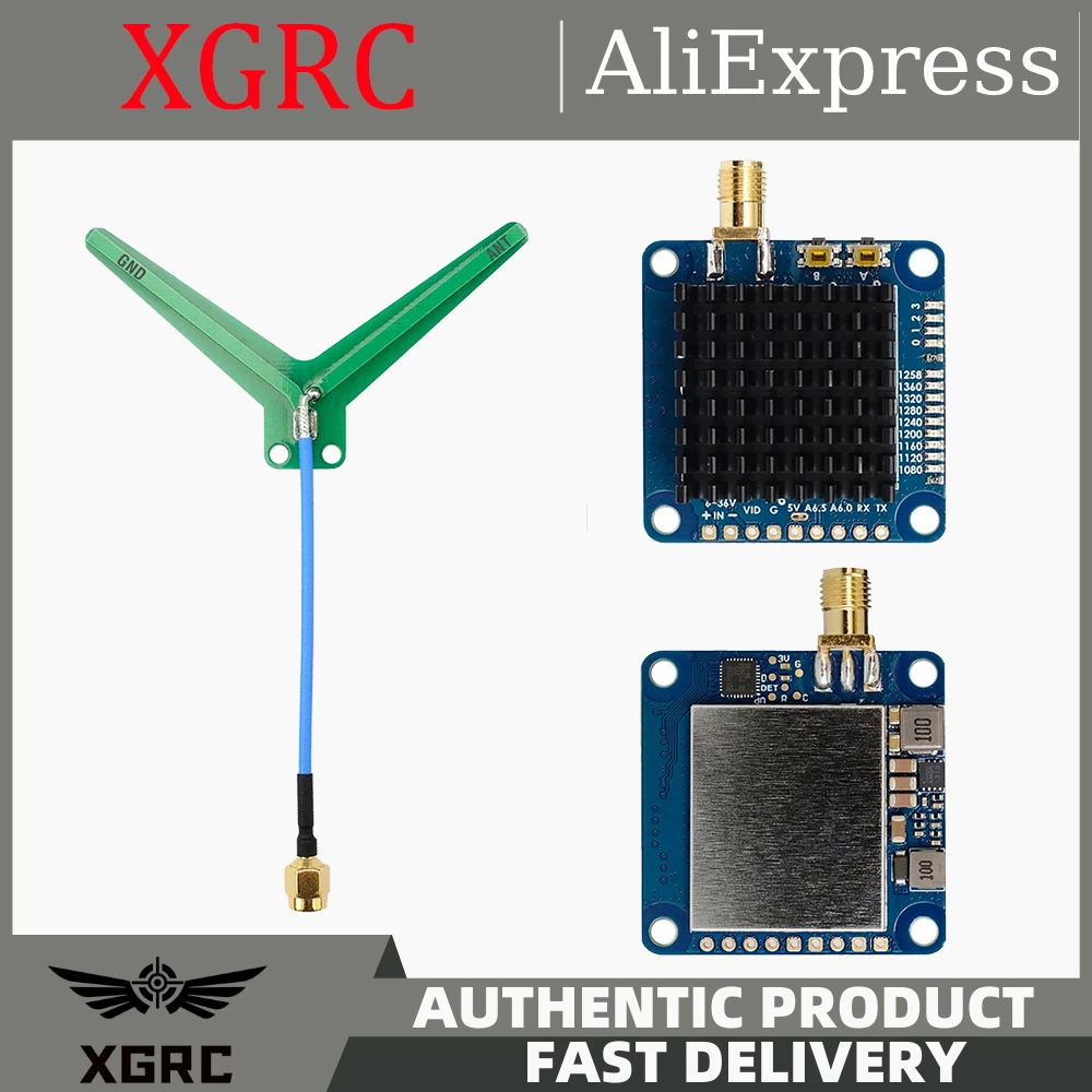 

Video Transmitter 2W VTX-1G3TE 1.2GHz 1.3GHz 2000mW 9CH With Tramp VTX Control For FPV Long Range Drones