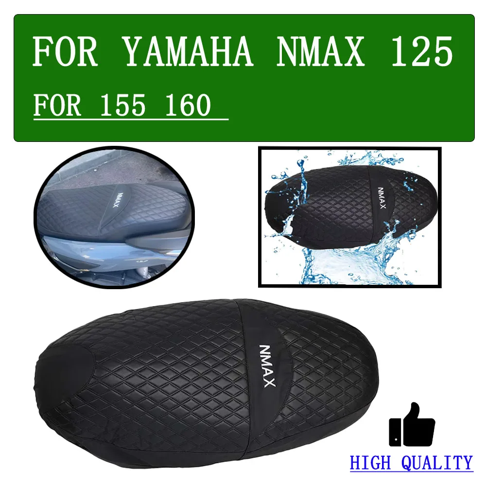For YAMAHA NMAX 125 155 160 N-MAX NMAX155 NMAX125 NMAX160 Motorcycle Leather Seat Cushion Cover Protector Pad Seat Cover Case