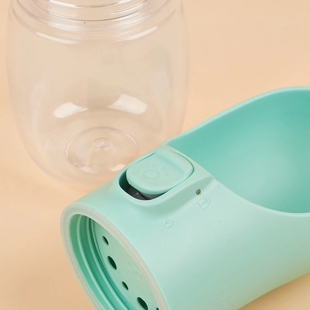 Botella de agua portátil para perros y mascotas, cuenco para perros pequeños y grandes, para caminar al aire libre, bote