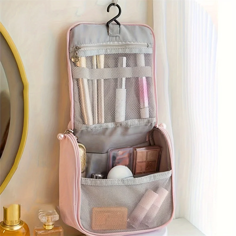 Cloud Makeup Bag Portable Travel Large Capacity Travel Cosmetic Bag Wash Storage Bag Hanging Dry And Wet Separation Storage Bag