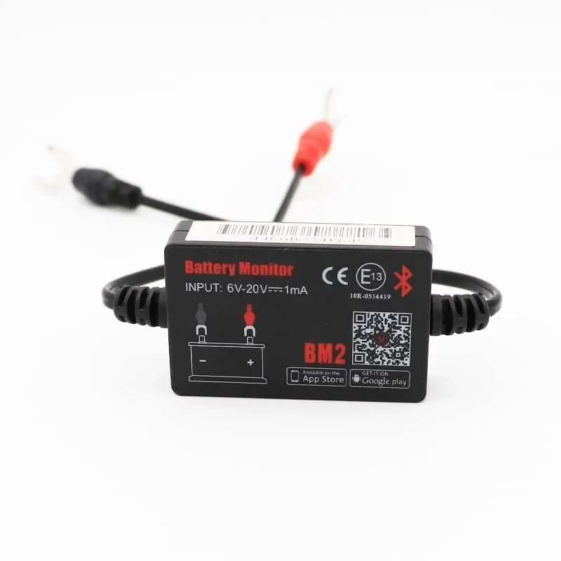Bluetooth battery monitor BM2 with smart phone app available for IOS and Android