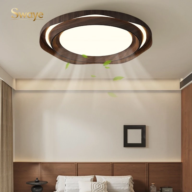 Modern Simplicity LED Ceiling Pendant Lamp Wooden Stylish Art Design Chandeliers Home Decoration Bedroom for Living Dinning Room - view 2