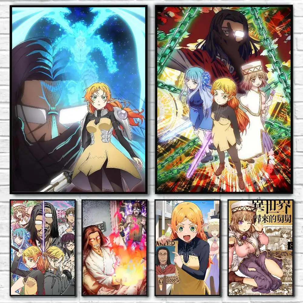 Anime U-Uncle from Another World Manga Posters Fancy Wall Sticker for Living Room Bar Decoration Wall Decor